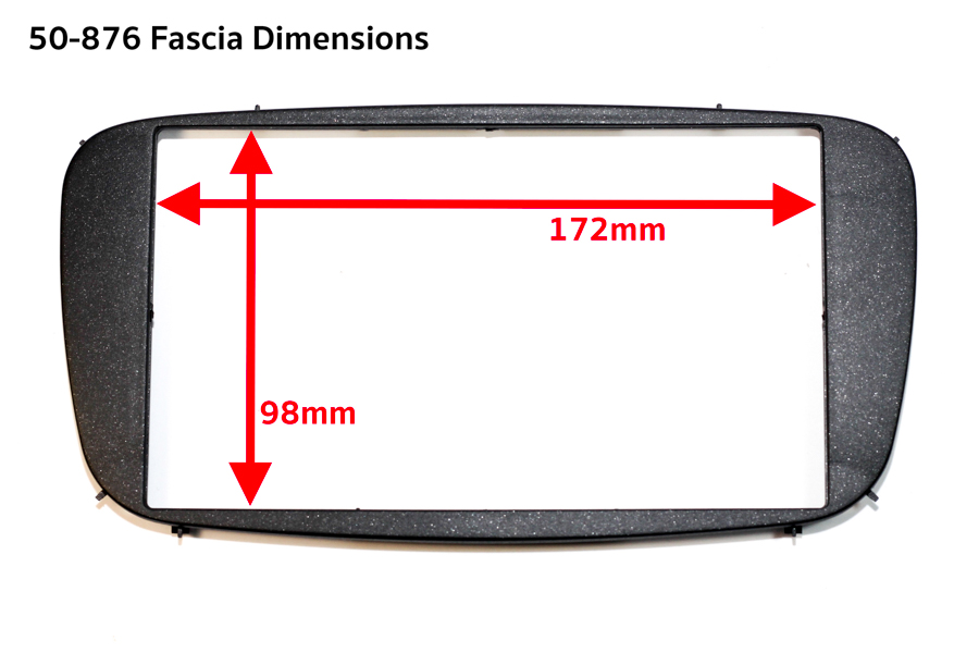 Ford Double DIN Complete stereo upgrade fitting kit with steering wheel